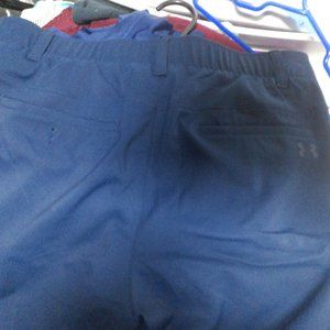 mens ua  navy match play shorts